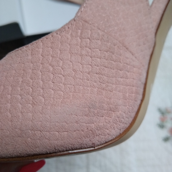 INC International Concepts Lucey Leather Pink Platform Heel - Picture 8 of 11